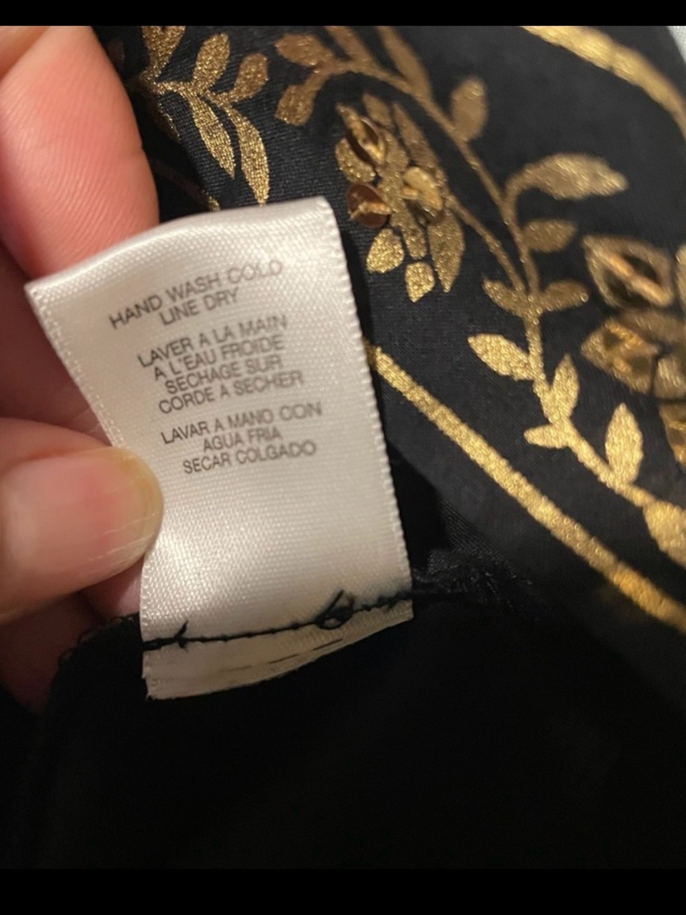Michael Kors Black and Gold Embellished Top - Picture 7 of 10